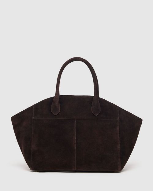 Riley Suede Tote Bag