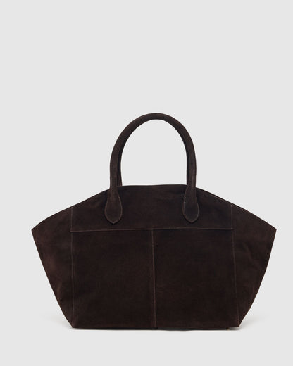 Riley Suede Tote Bag