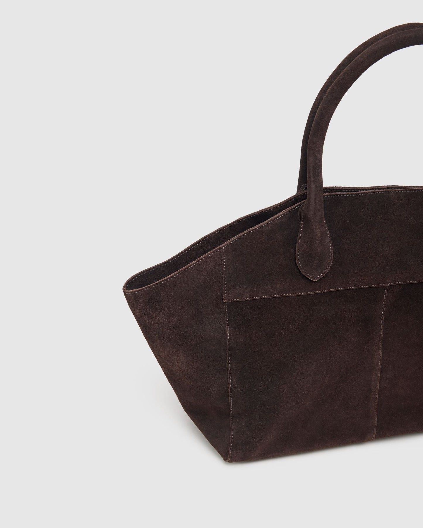 Riley Suede Tote Bag