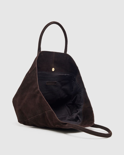 Riley Suede Tote Bag
