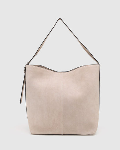 Margot Suede Hobo Bag