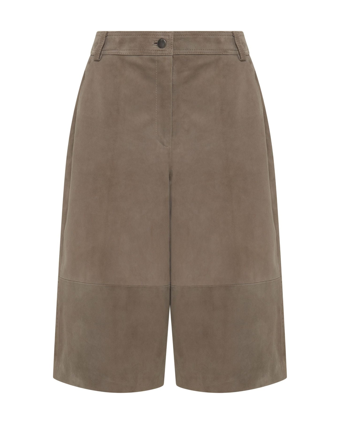 Kiera Suede Bermuda Shorts