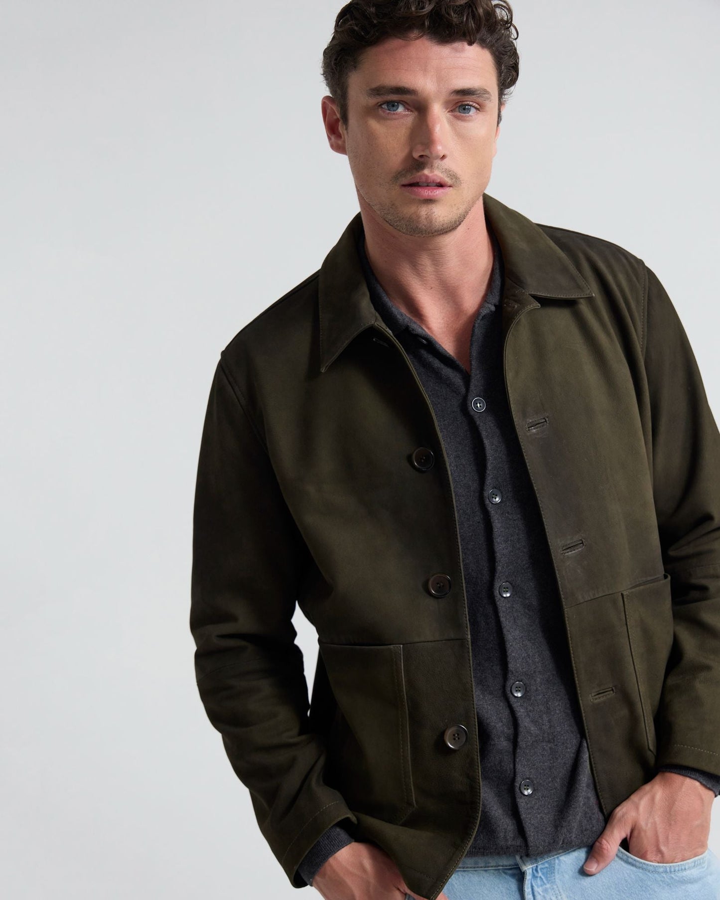 Harry Goat Suede Jacket