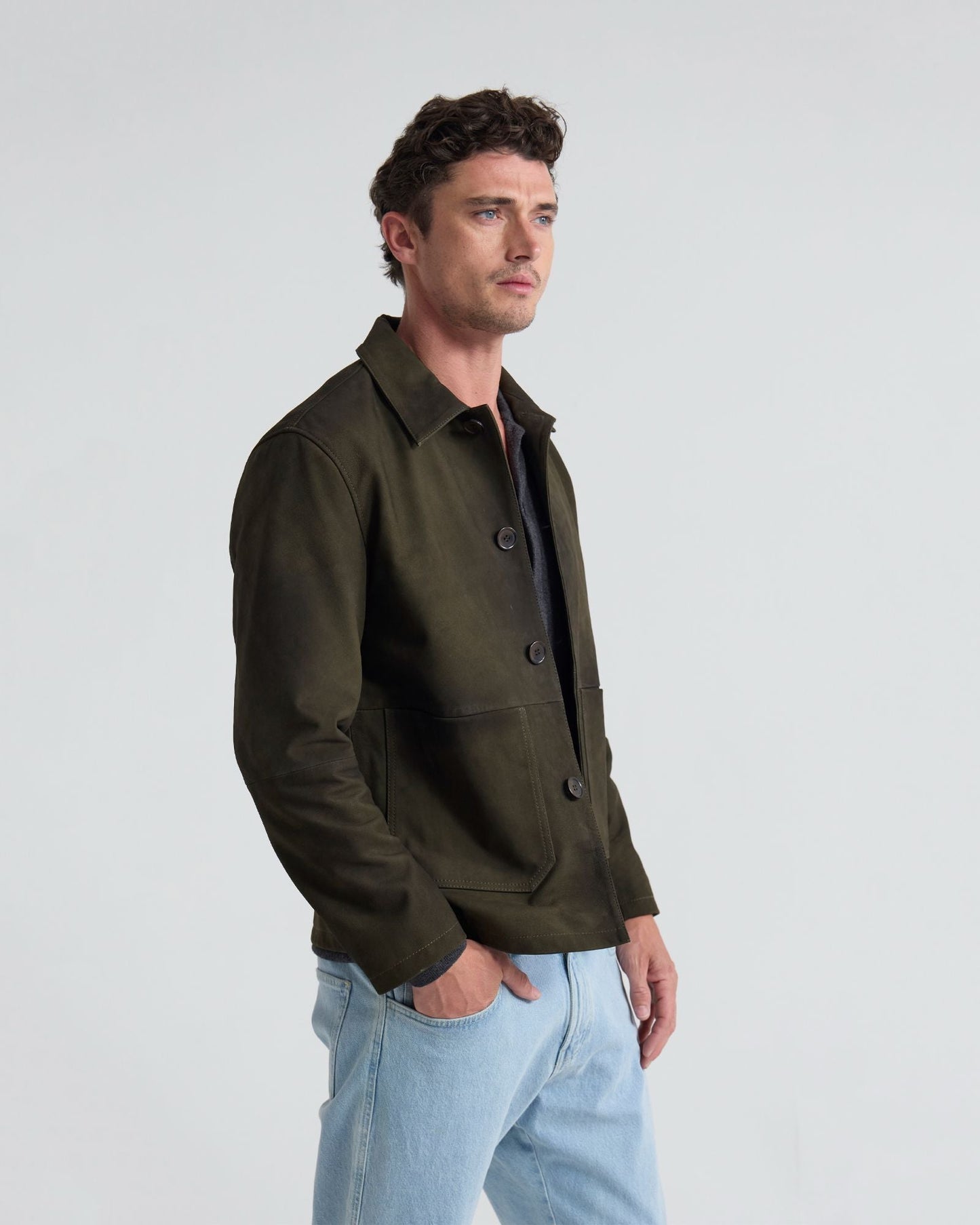 Harry Goat Suede Jacket
