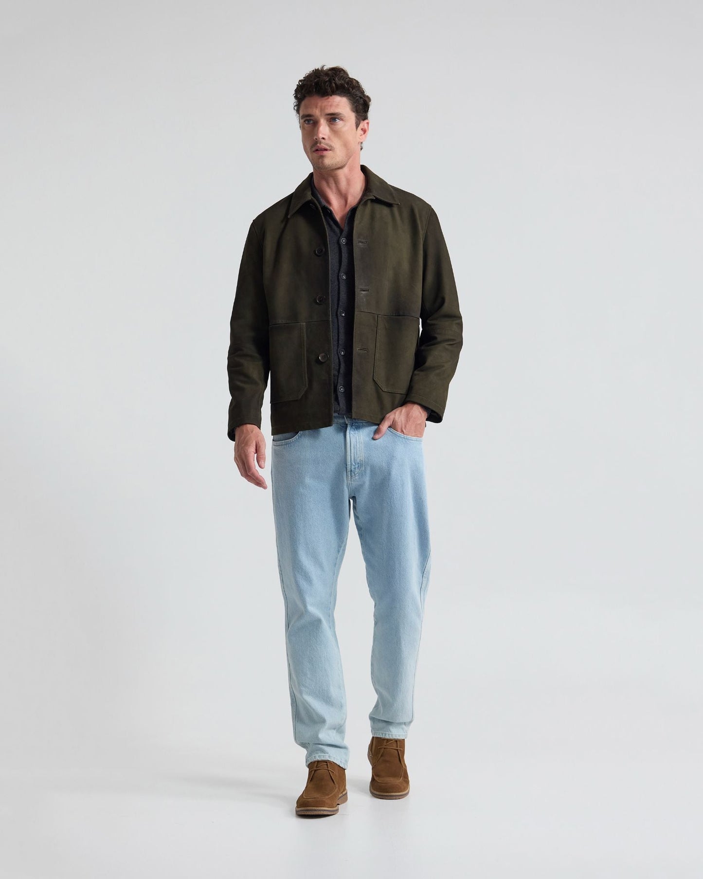 Harry Goat Suede Jacket