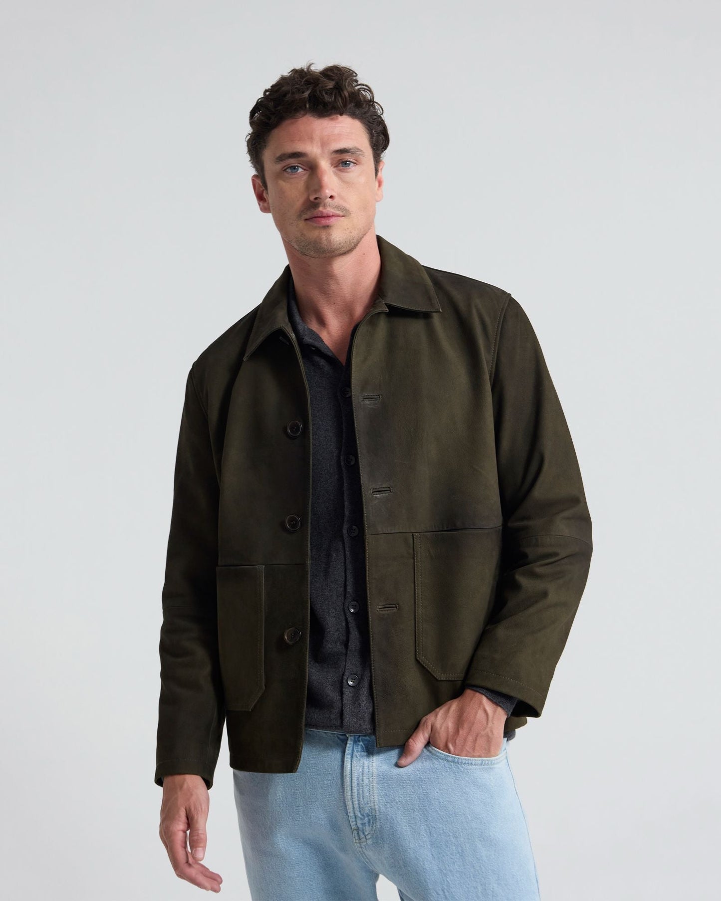 Harry Goat Suede Jacket