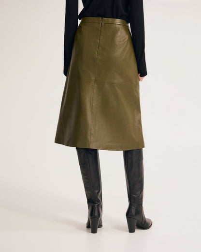 Lulu Leather Skirt