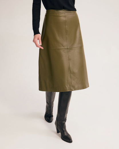 Lulu Leather Skirt