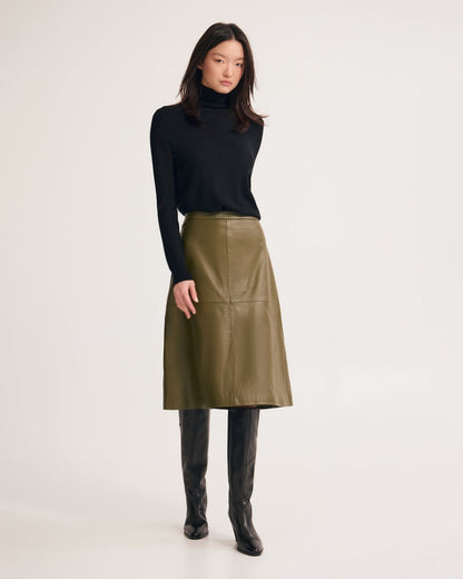 Lulu Leather Skirt
