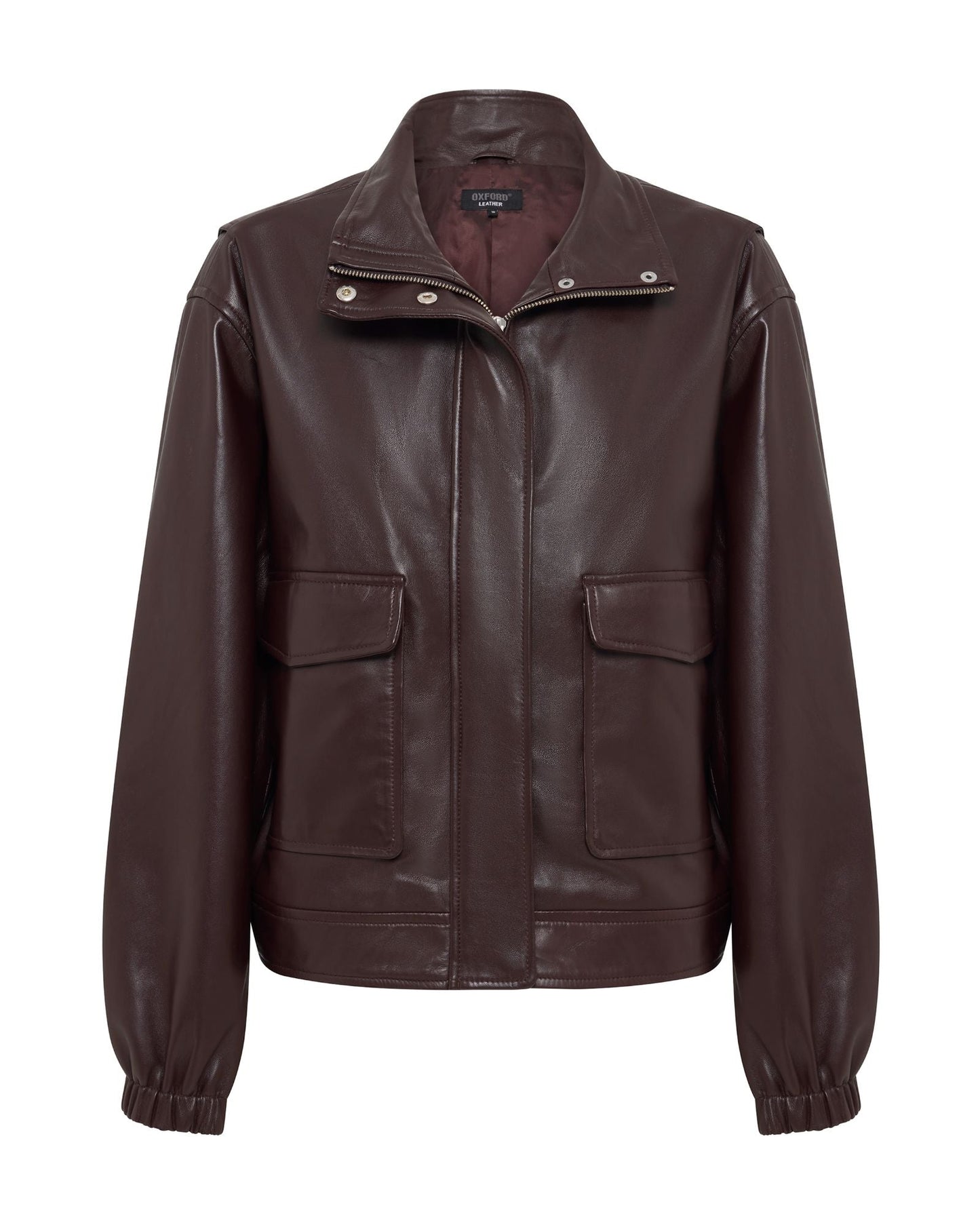 Rosie Leather Bomber