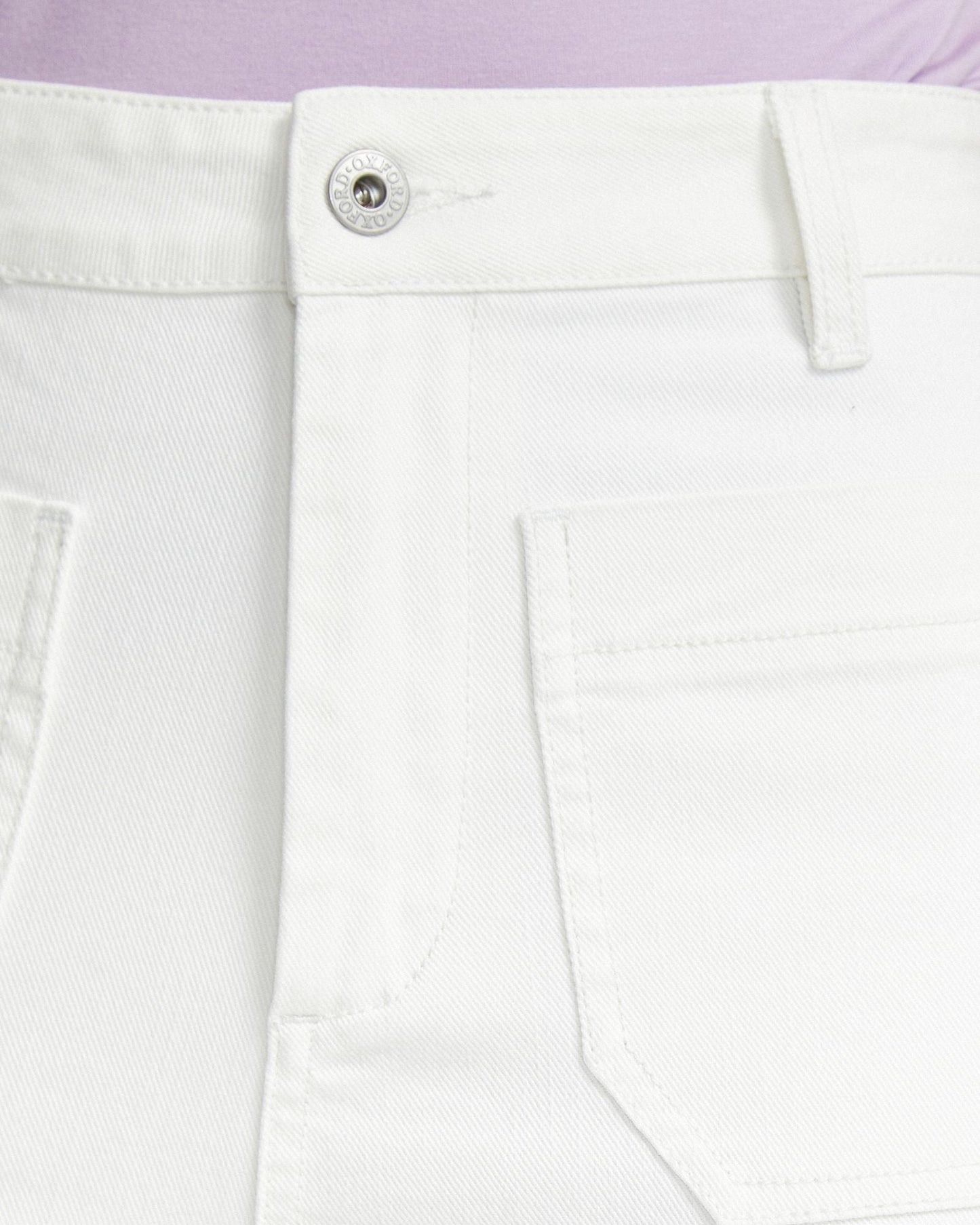 Alexa Patch Pocket Wide Leg Jeans