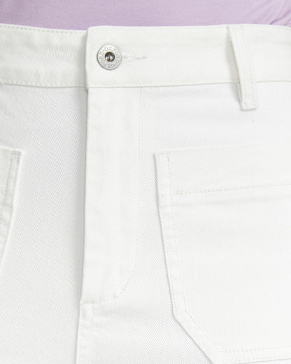 Alexa Patch Pocket Wide Leg Jeans
