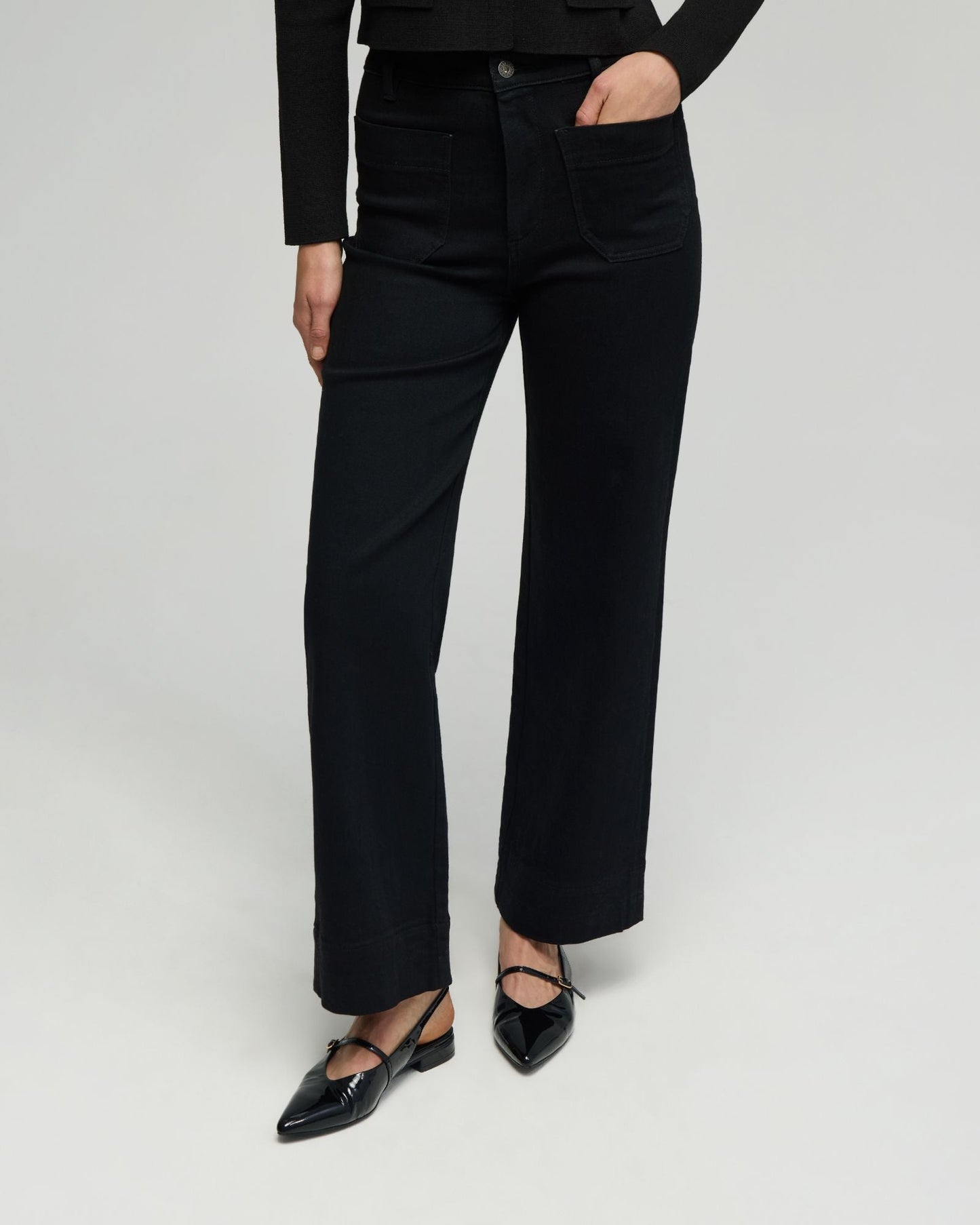 Alexa Stretch Patch Pocket Jeans