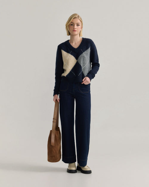 Alexa Stretch Patch Pocket Jeans