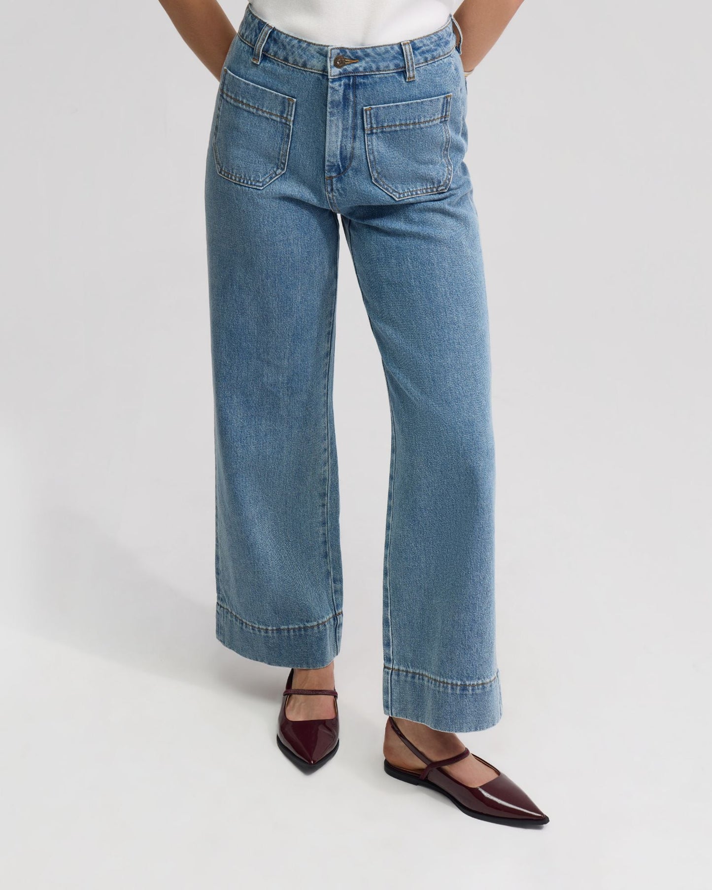 Alexa Non-Stretch Jeans