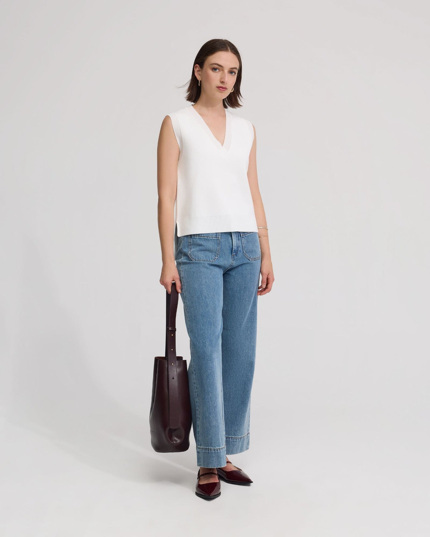 Alexa Non-Stretch Jeans