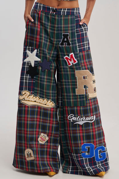 ALL ABOUT ME PLAID TROUSER