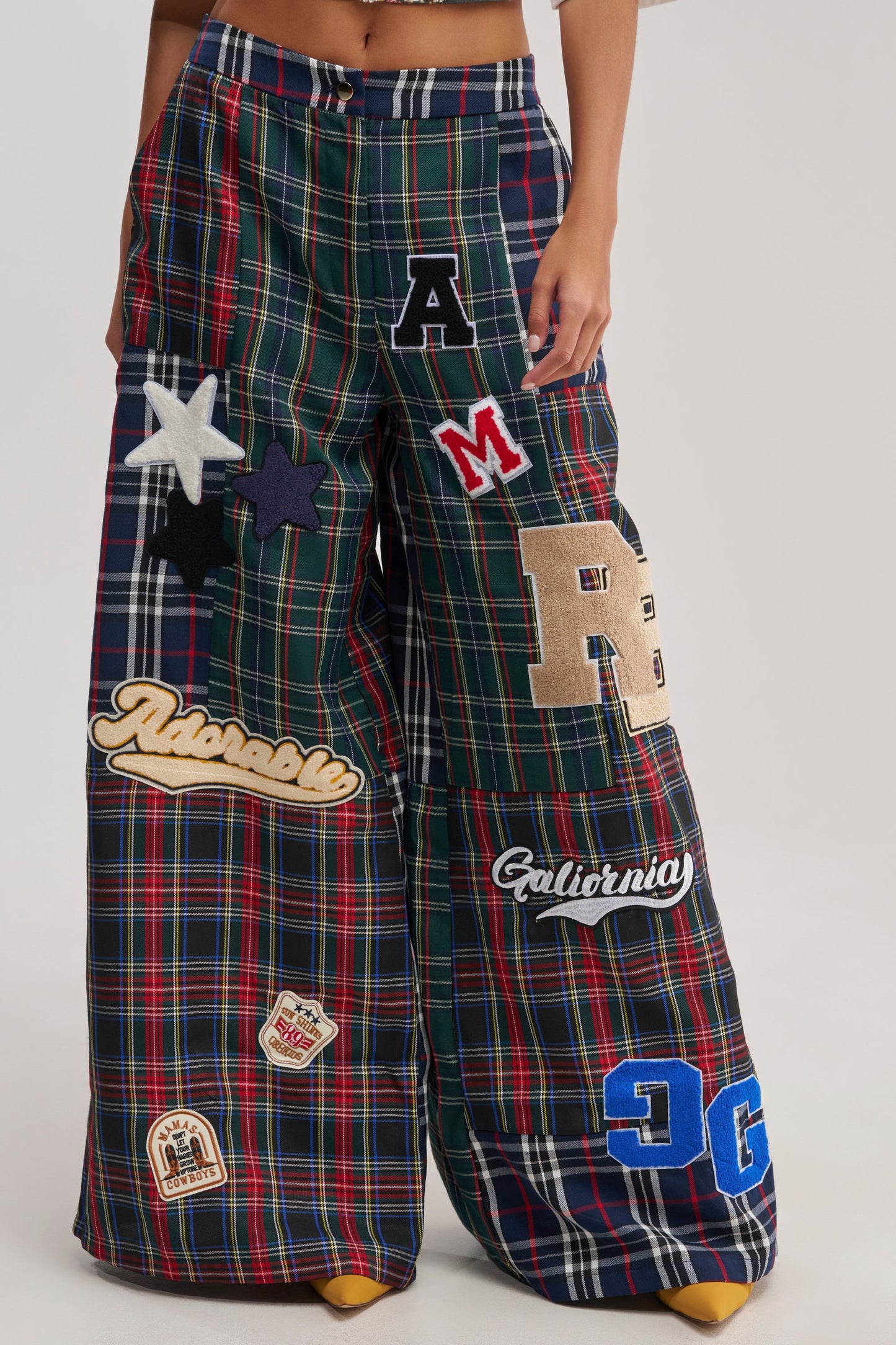ALL ABOUT ME PLAID TROUSER