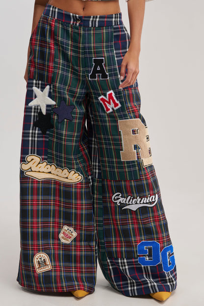 ALL ABOUT ME PLAID TROUSER