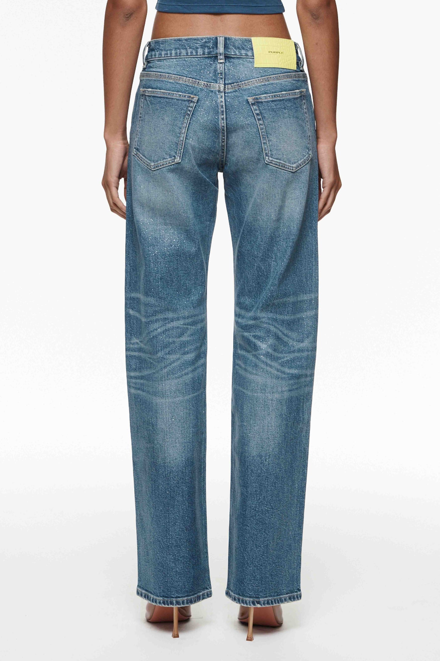 Slim Straight Glitter