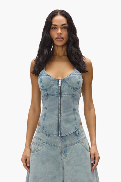 Front Zip Corset