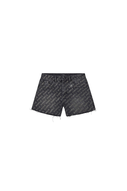Logo Bling Cut Off Short
