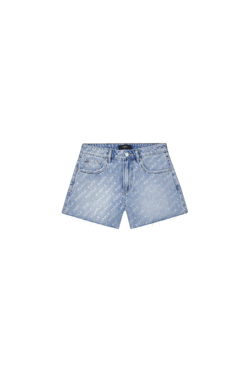 Logo Bling Cut Off Short