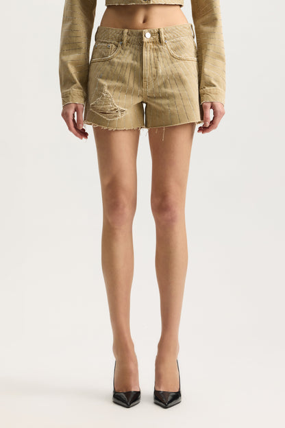 Radial Bling Cut Off Short