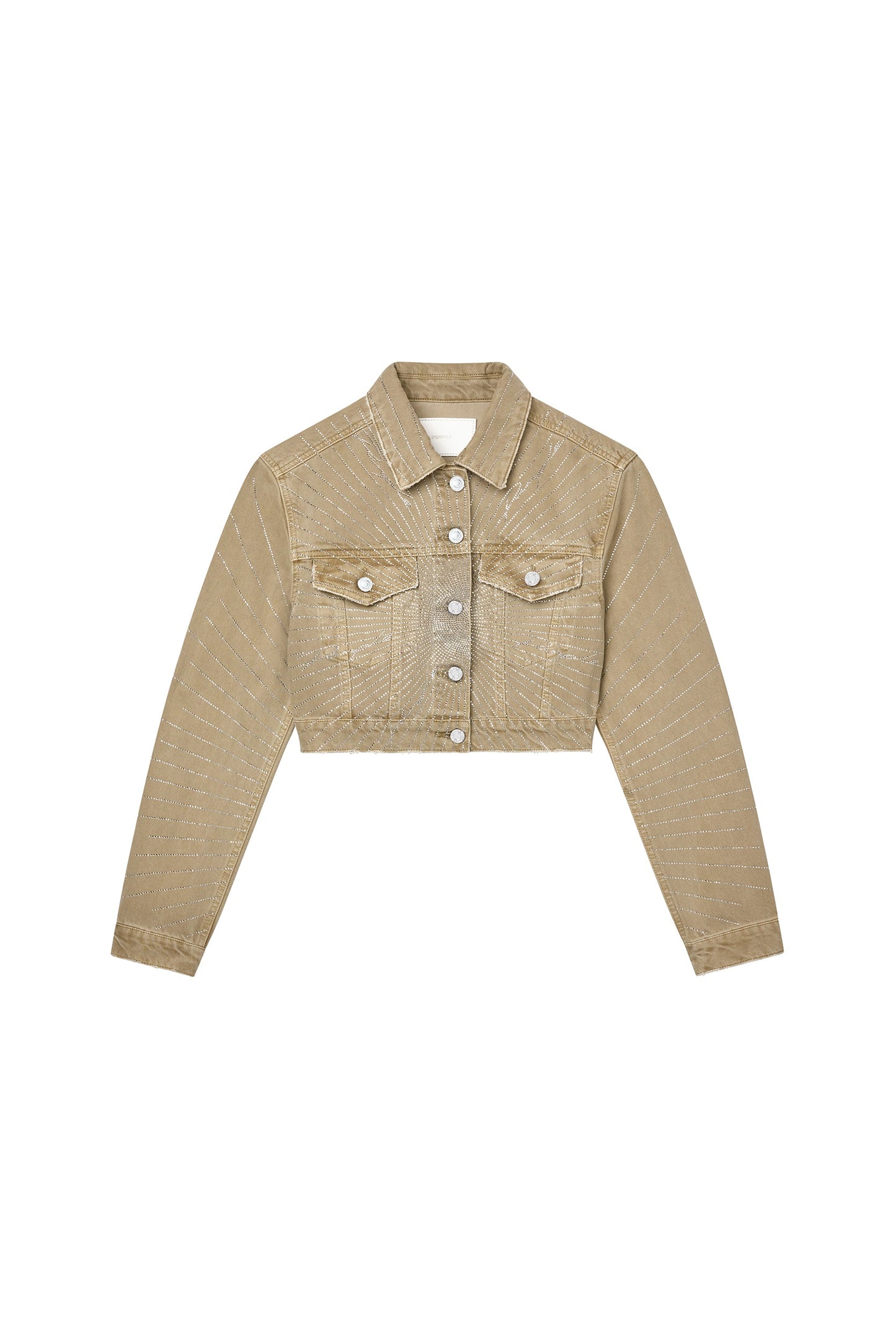 Radial Bling Crop Jacket
