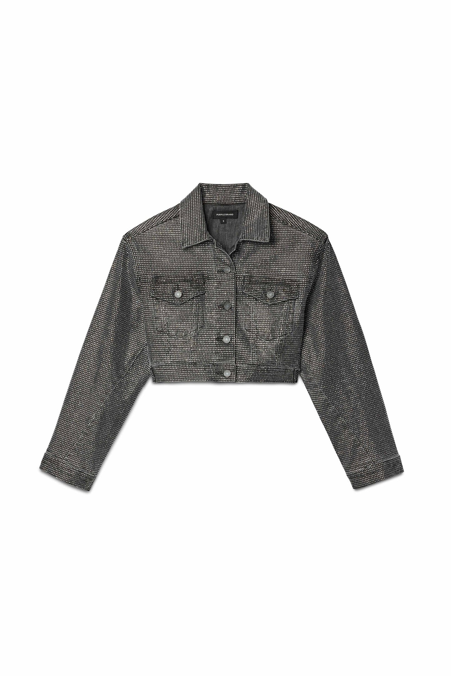 Twisted Hotfix Crop Jacket
