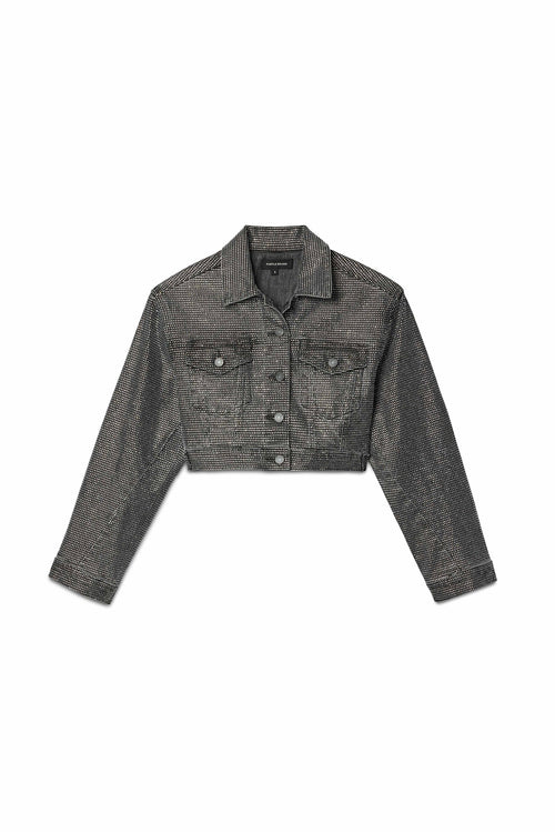 Twisted Hotfix Crop Jacket