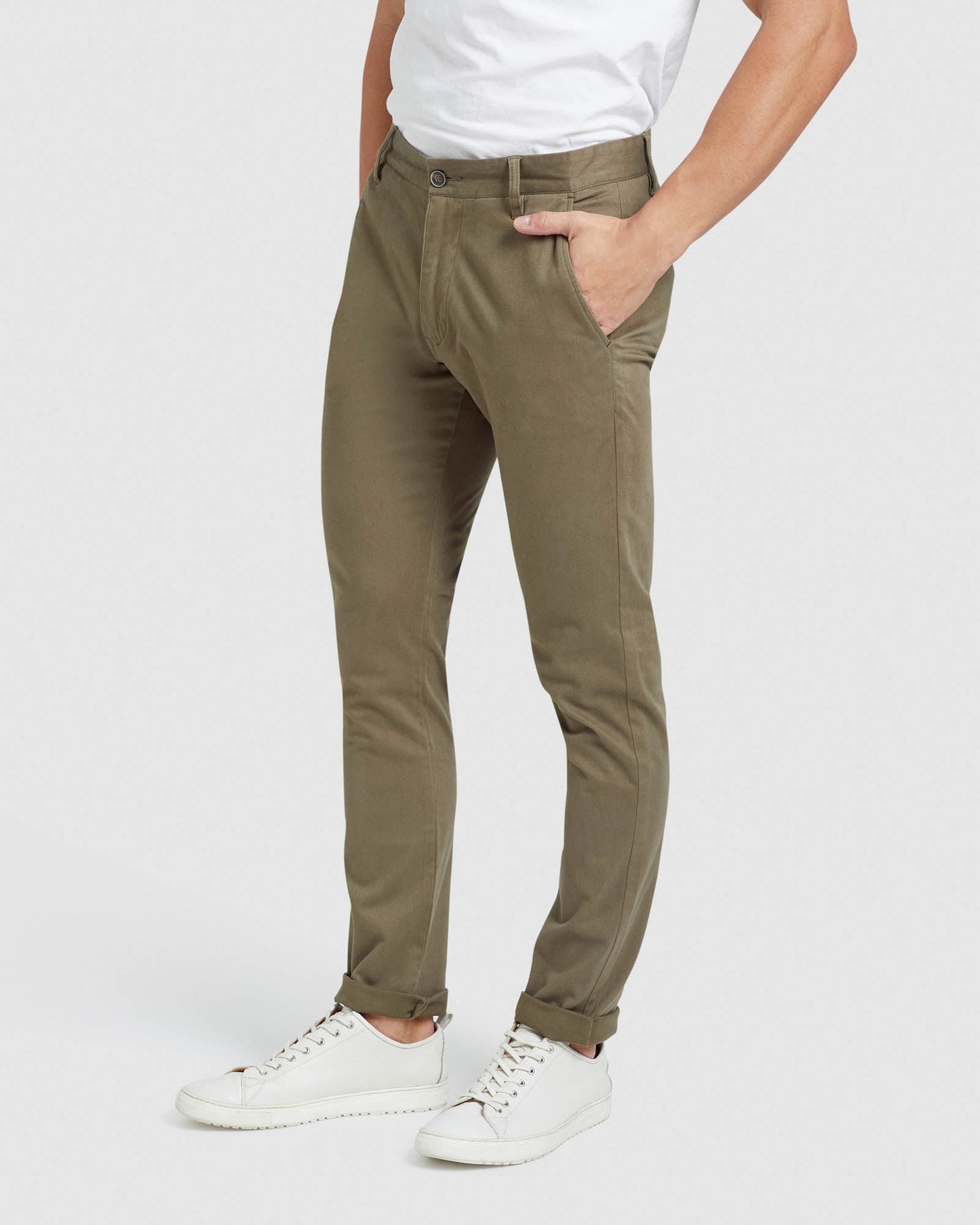 Stretch Organic Cotton Skinny Chinos