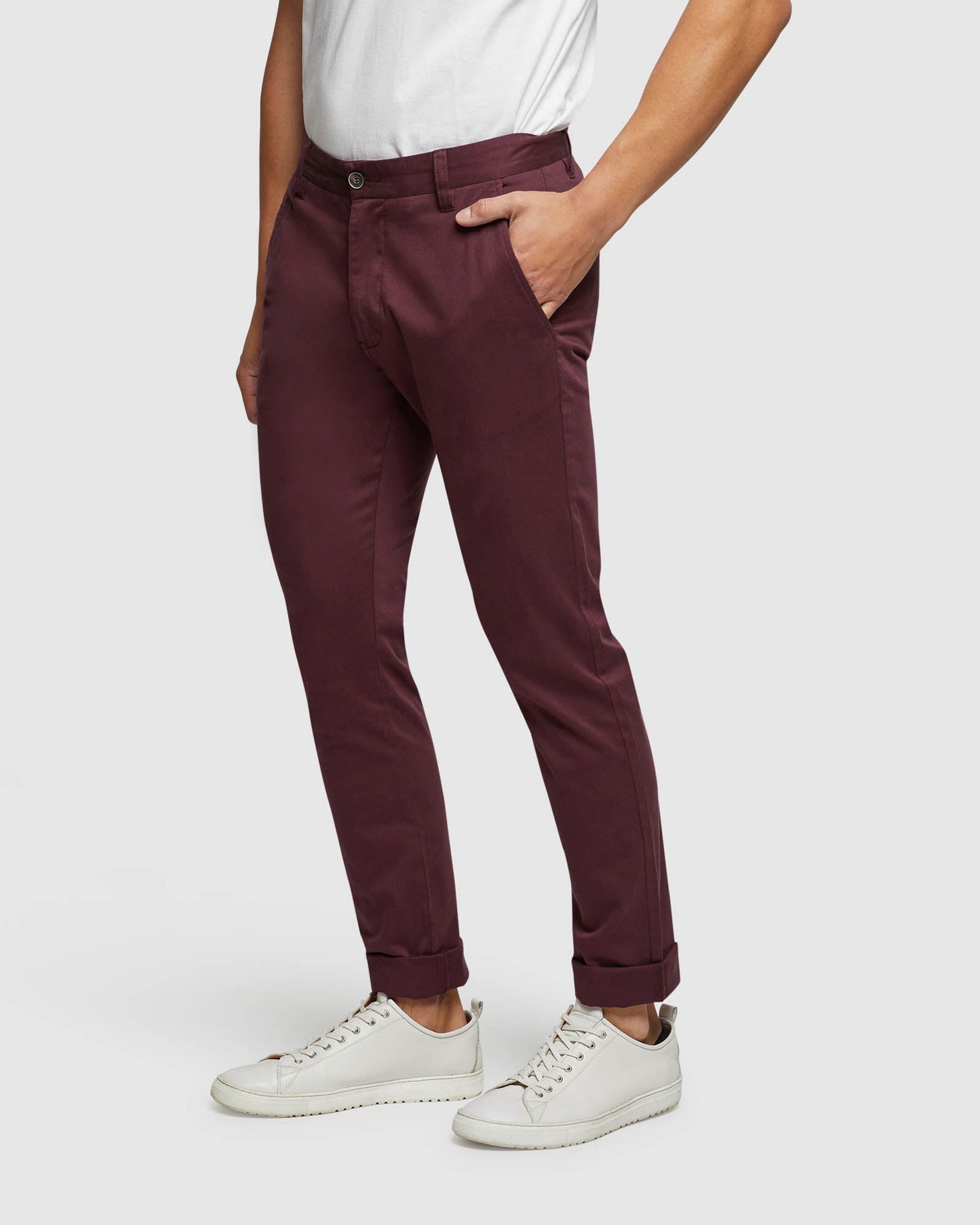 Stretch Organic Cotton Skinny Chinos