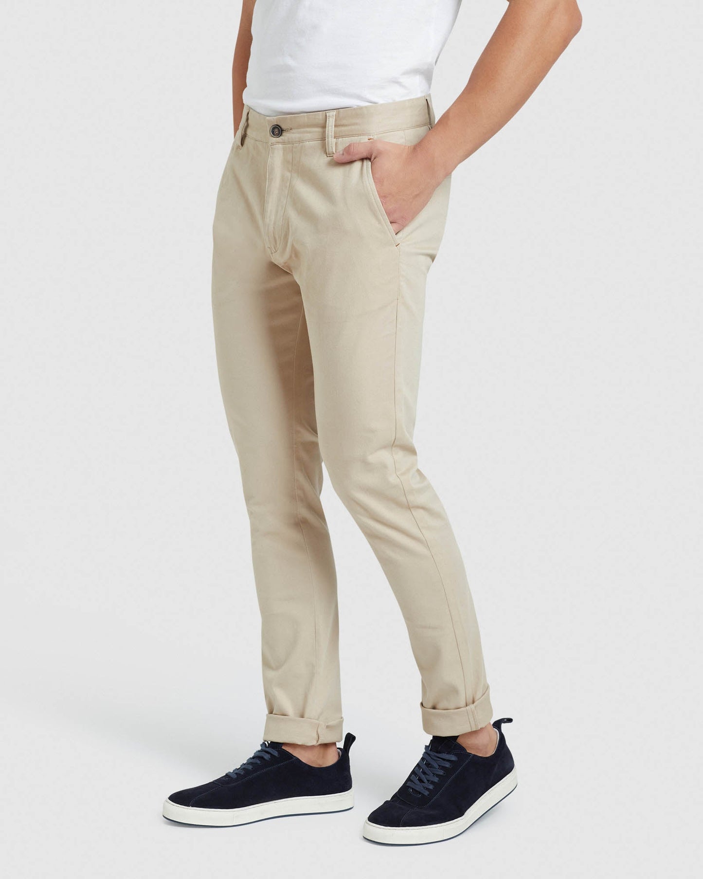 Stretch Organic Cotton Skinny Chinos
