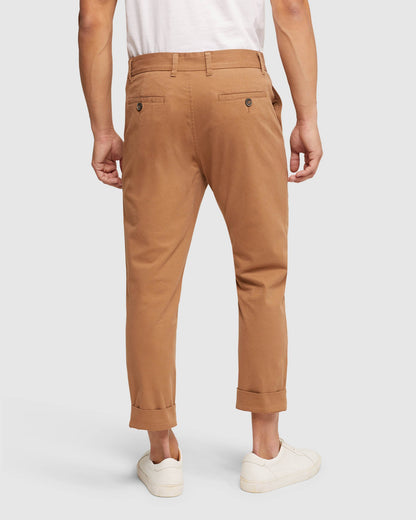 Ryan Folded Cuff Casual Chinos