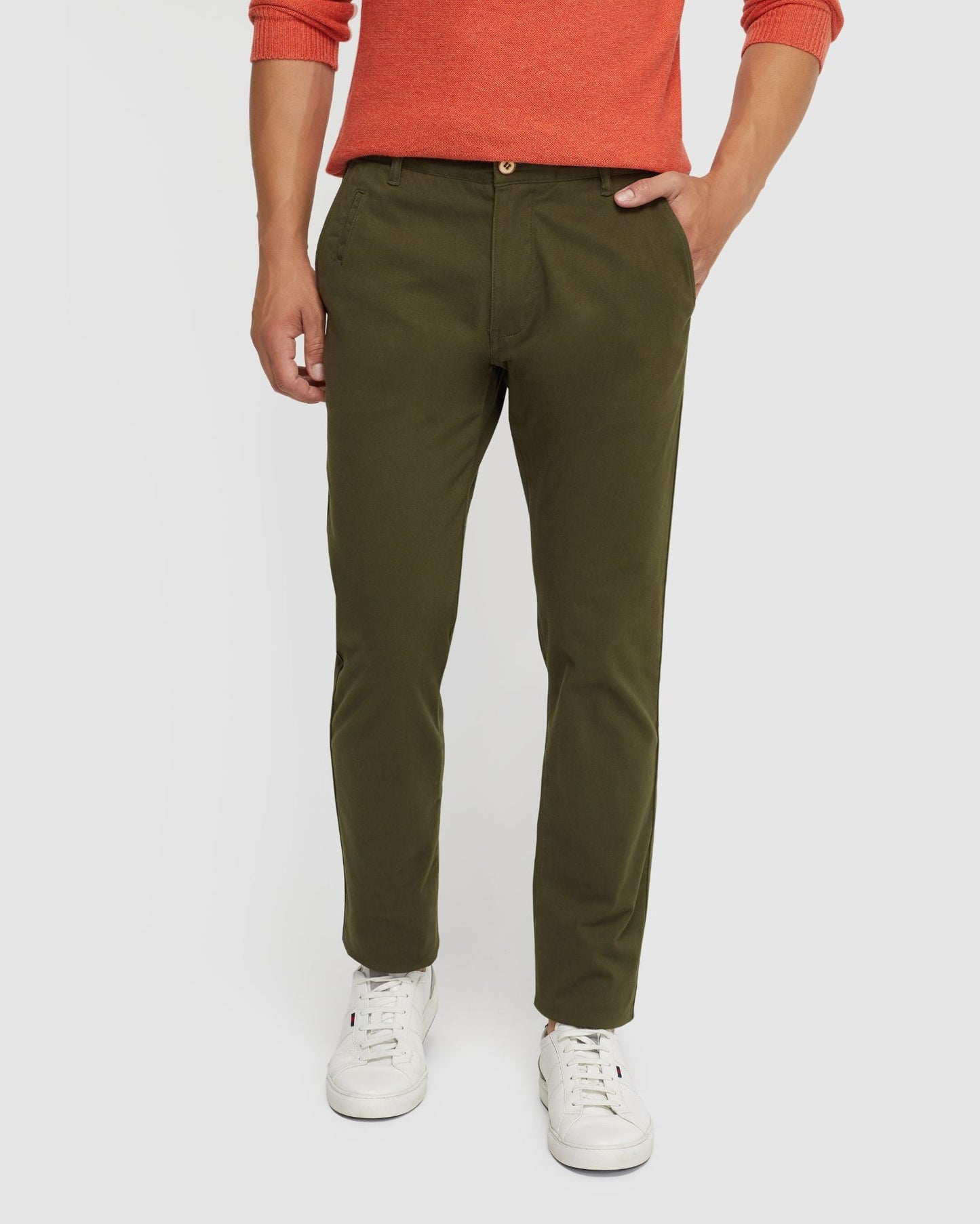 Stretch Skinny Fit Organic Cotton Chinos