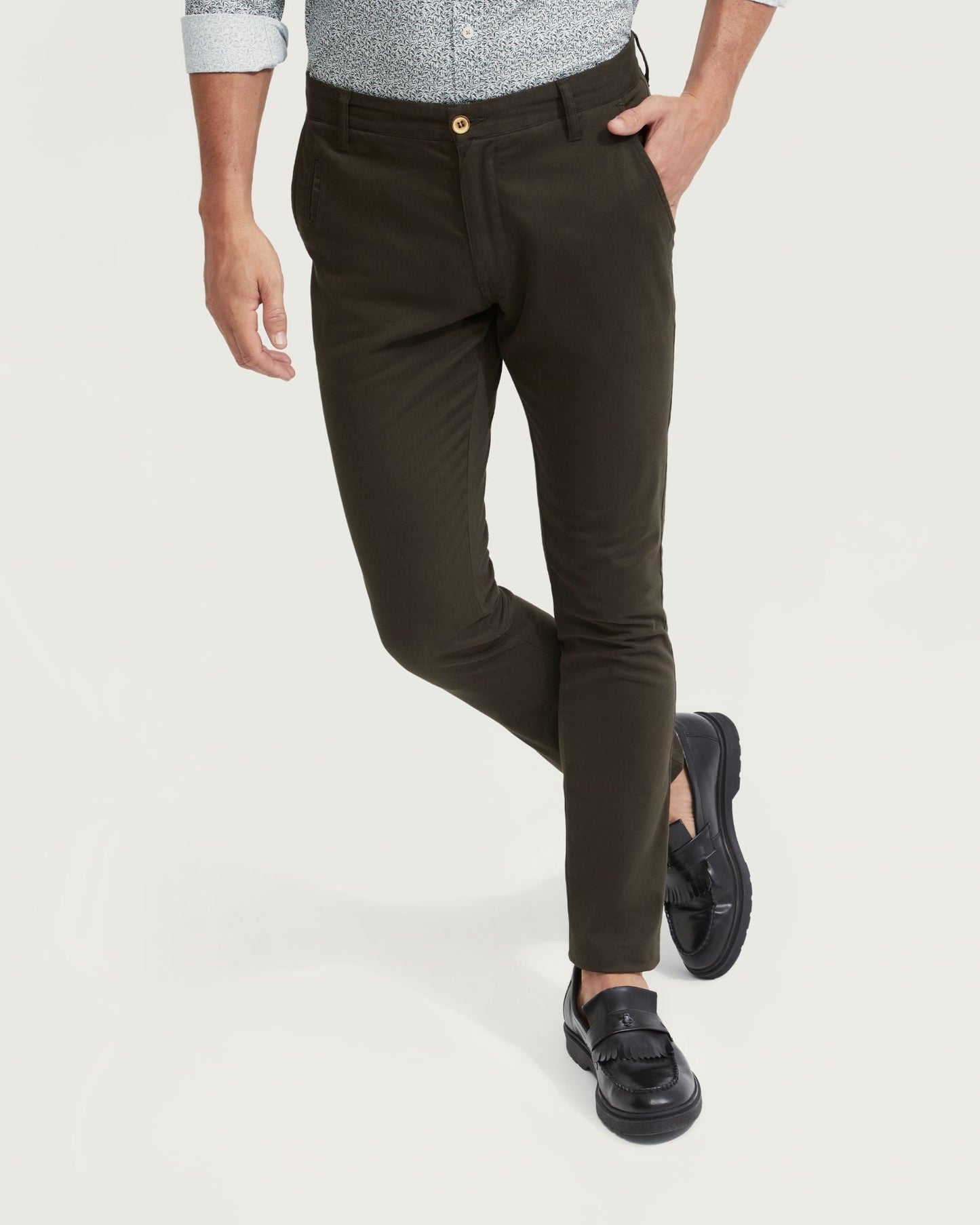 Stretch Skinny Fit Organic Cotton Chinos