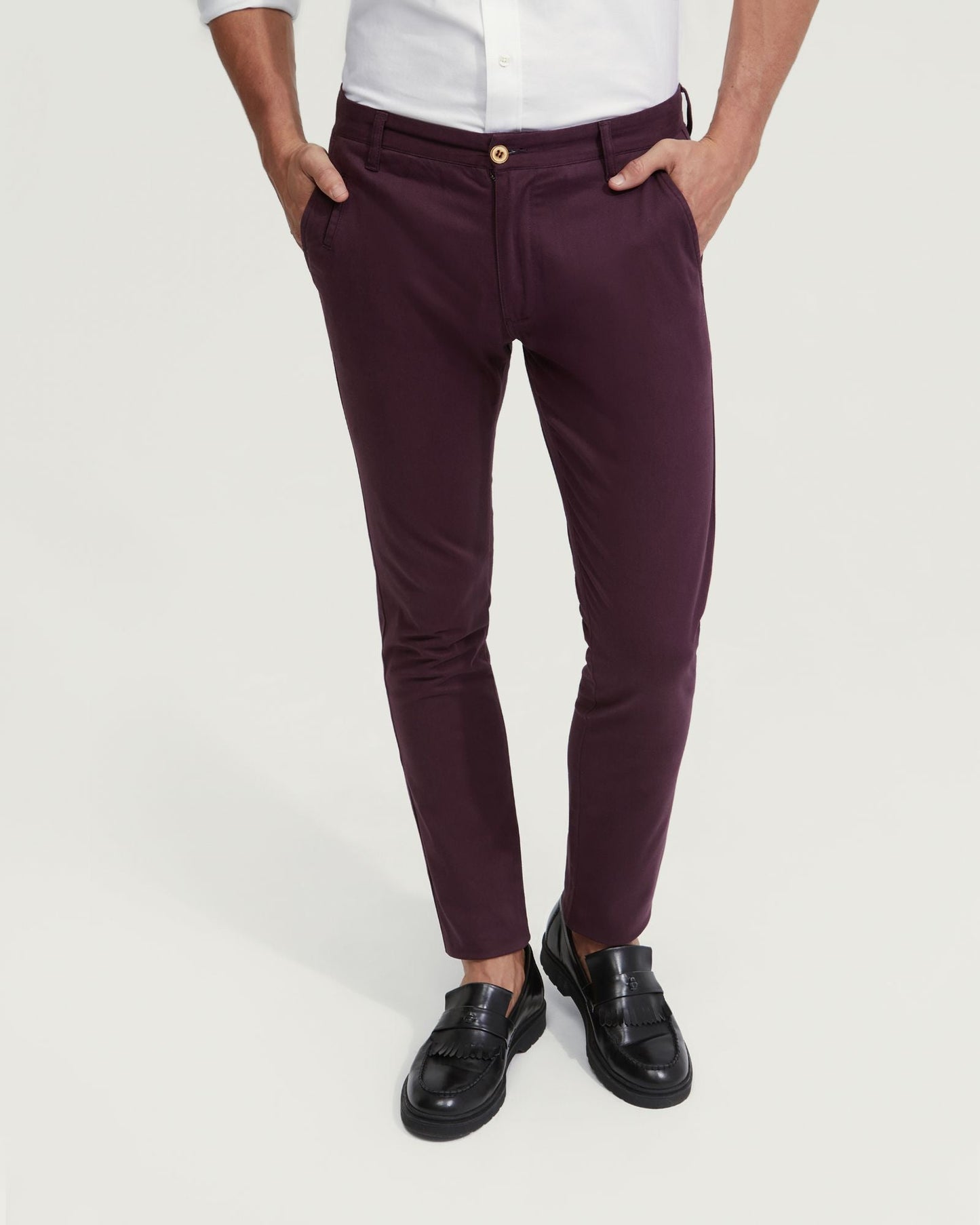 Stretch Skinny Fit Organic Cotton Chinos