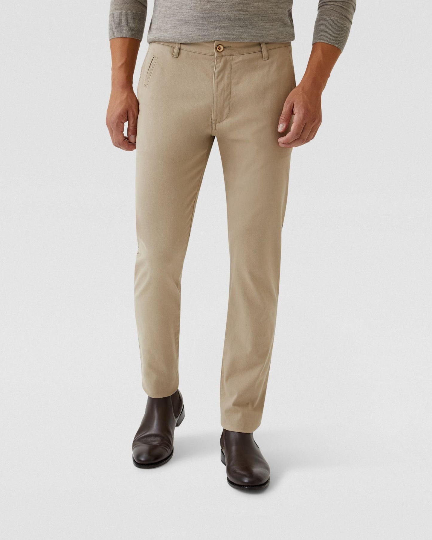Stretch Skinny Fit Organic Cotton Chinos