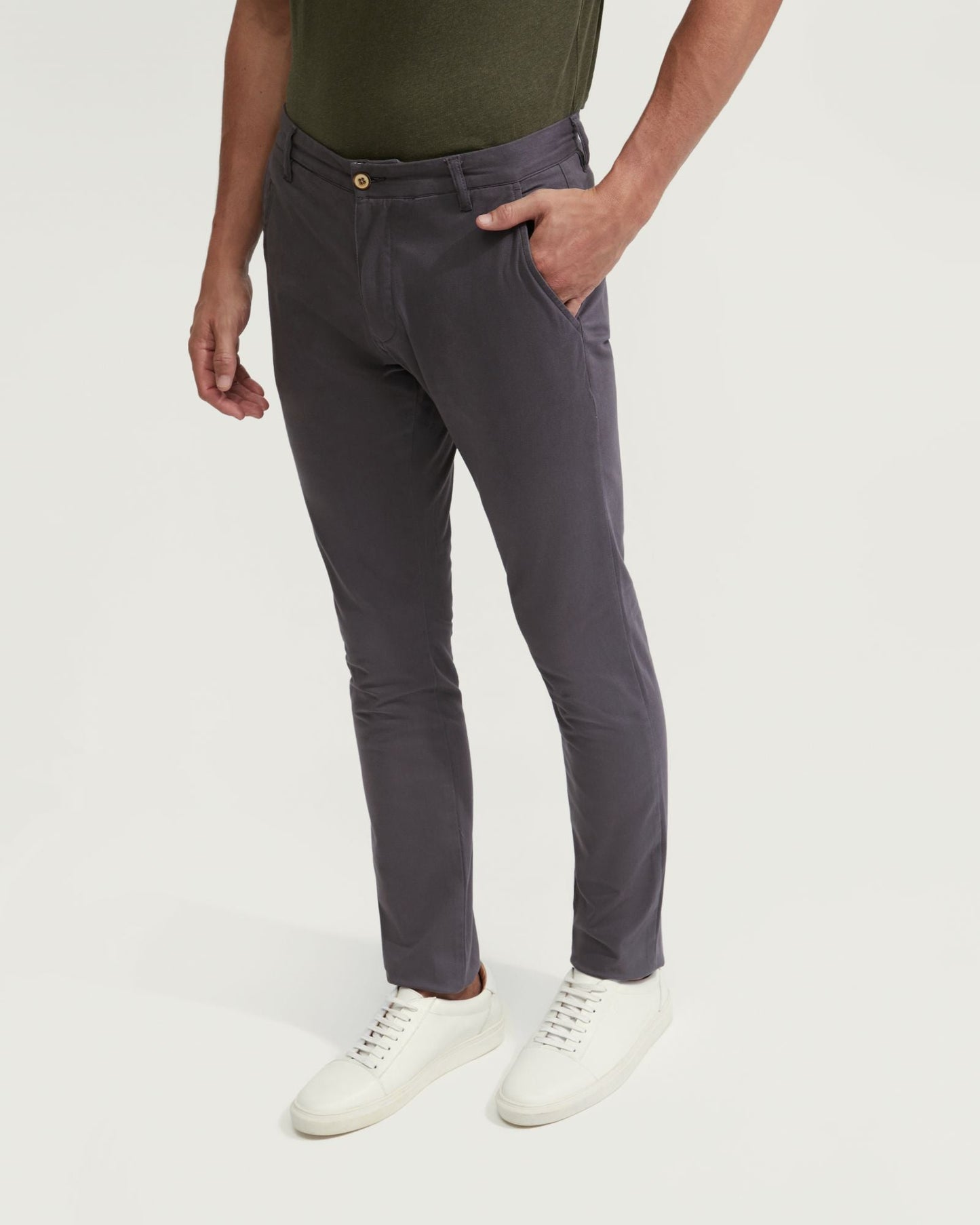 Stretch Skinny Fit Organic Cotton Chinos