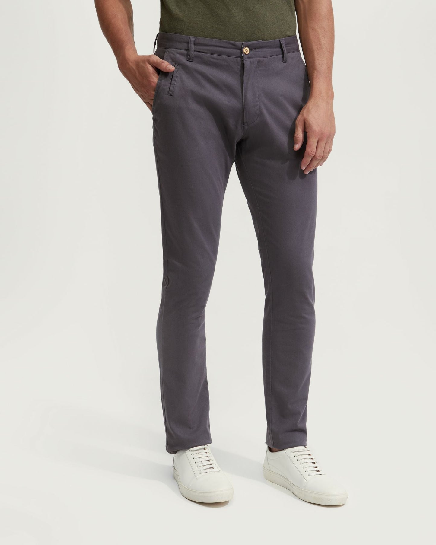 Stretch Skinny Fit Organic Cotton Chinos