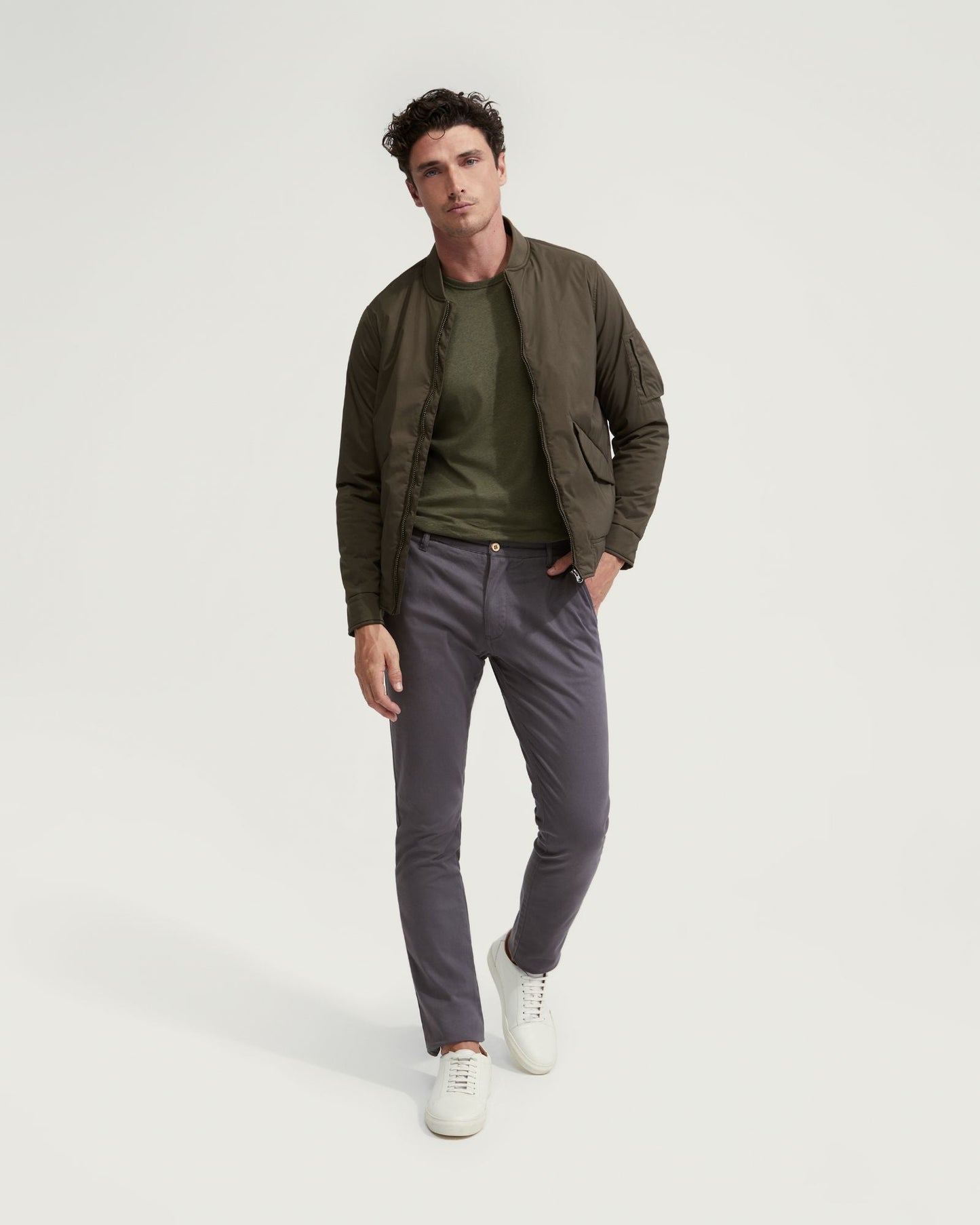 Stretch Skinny Fit Organic Cotton Chinos