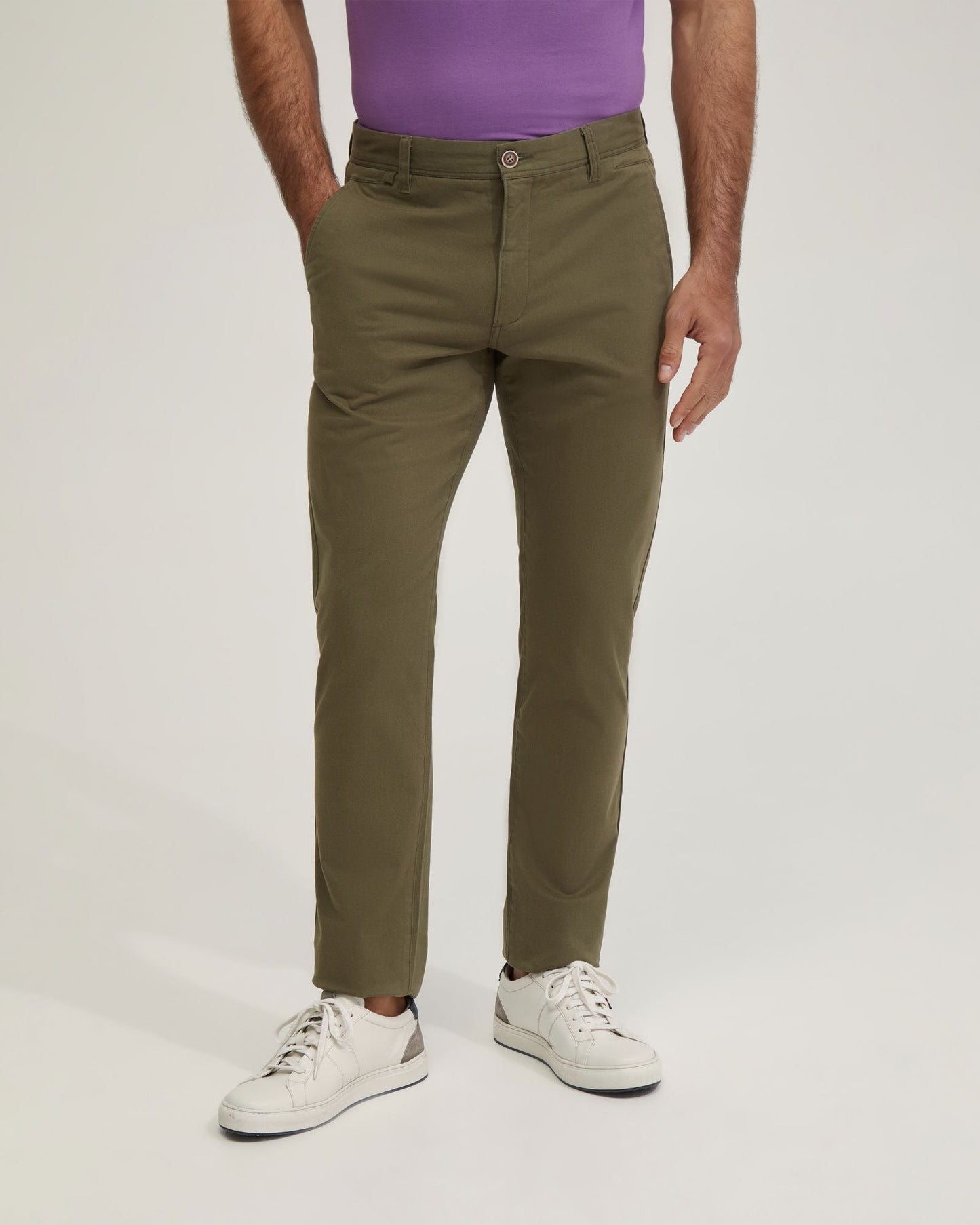 Slim Leg Cotton Chino