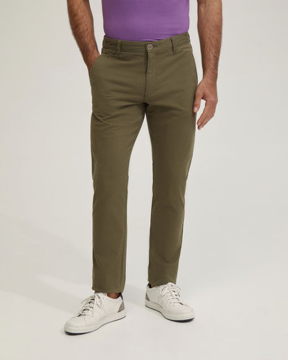 Slim Leg Cotton Chino