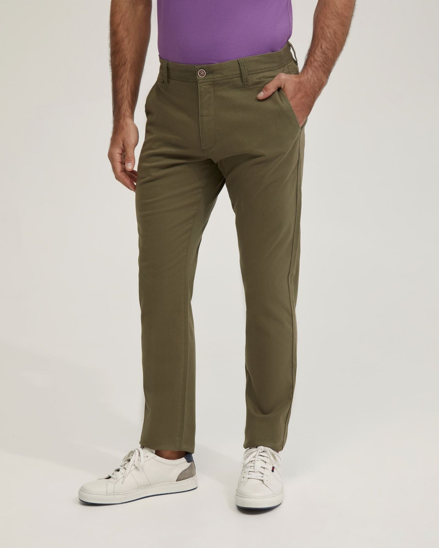 Slim Leg Cotton Chino