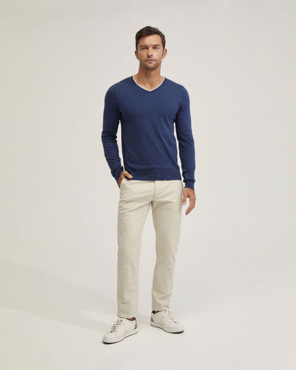 Slim Leg Cotton Chino