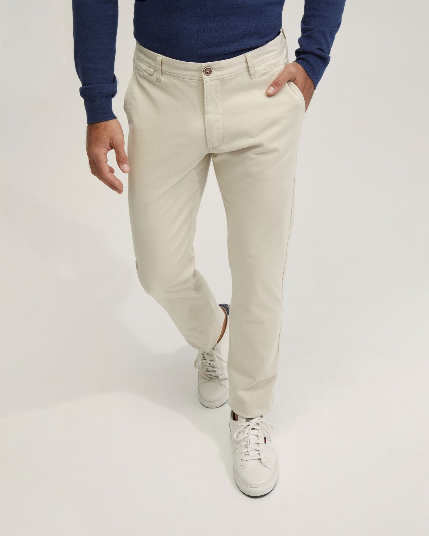 Slim Leg Cotton Chino