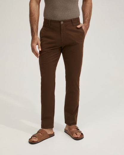 Slim Leg Cotton Chino