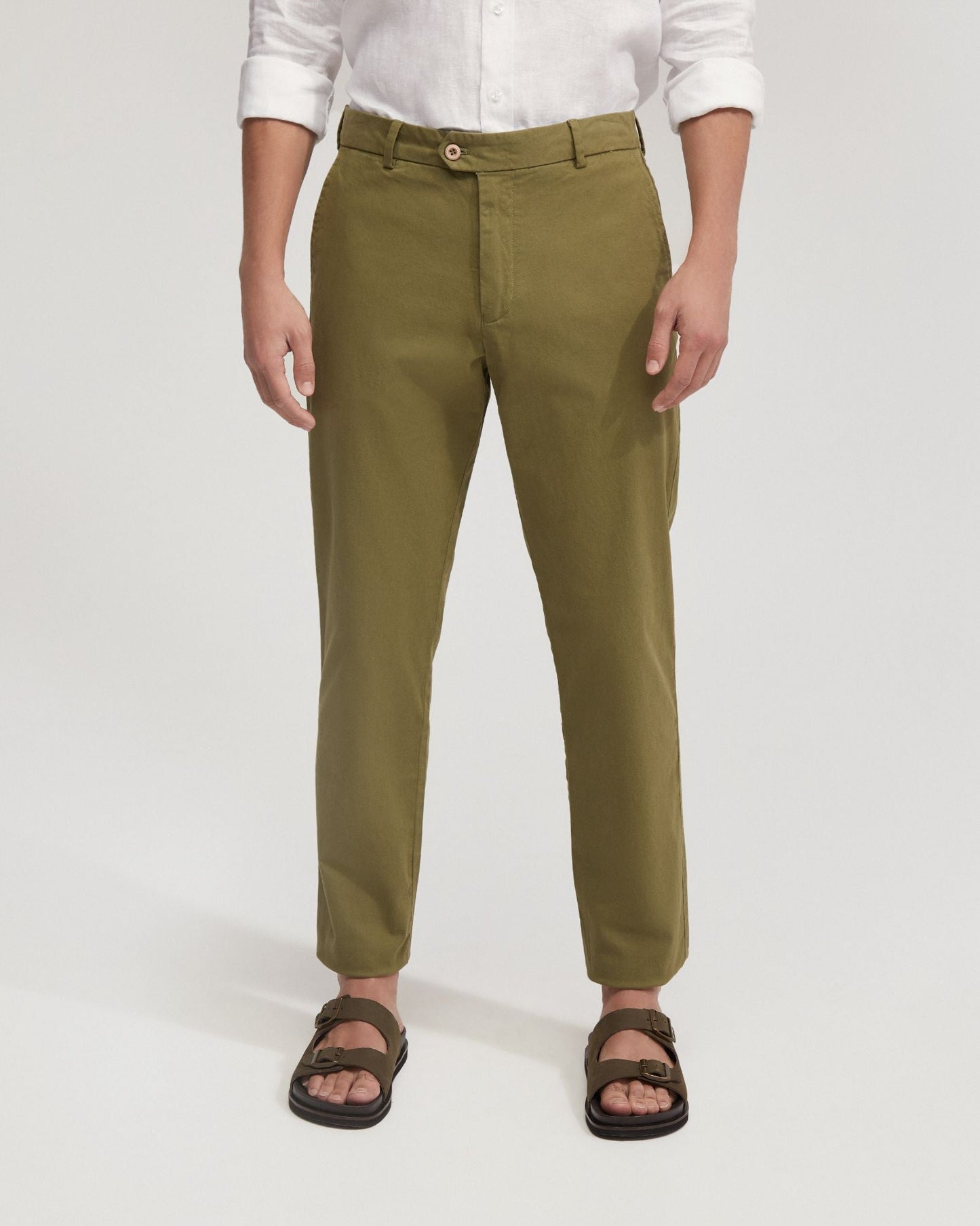Relaxed Fit Cotton Chino
