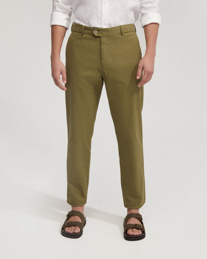 Relaxed Fit Cotton Chino